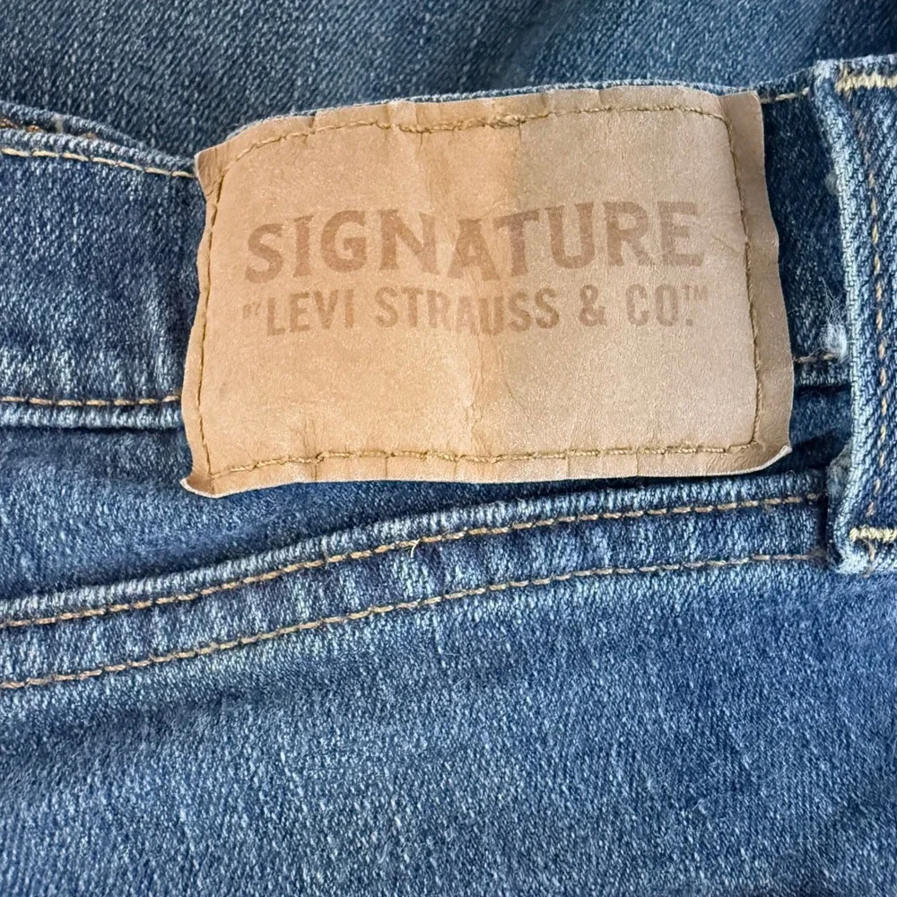 Signature by Levi Strauss & Co Mens S51 Straight Leg‎ Jeans Blue W34 L32